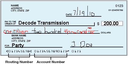 How to write a check for rent